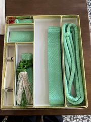 貸衣装処分品 筥迫　抱え帯　懐剣　帯締め 4点セット