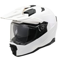 ピンロックシート付属 インナーバイザー装備 ABS+PC DN-005WX SG規格 オフロード ホワイト ヘルメット Lサイズ(59-60cm) バイク用 46552 デイトナ(Daytona)