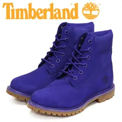 Timberland (ティンバーランド) A2R51 50th Anniversary 6in PREM WP BT 6インチプレミアムウォータープルーフブーツ レディース Blue TB431 US7-約24.0cm