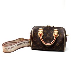 【楠本質店/元住吉】新品　LV/ルイヴィトン　M46222　スピーディ･バンドリエール 20　モノグラム　マロン　ショルダー　ハンドバッグ【中古】