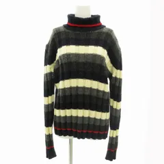 ディー&ジー ドルガバ ドルチェ&ガッバーナ D&G セーター リブニット ボーダー タートルネック M マルチカラー /HD 1108