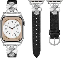新品 バンド バンド iwatch交換ベルト アップルウォッチ 可愛い iWatch おしゃれ 38mm クローバー スリム 40mm レディース 41mm Ultra/Ultra2/10/9/8/7/6/5/4/3/2/1/SE2/SE Series 42m