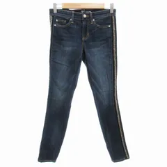 ギャップ GAP タグ付き レギンス LEGGING デニムパンツ ジーンズ スキニー サイドビーズ 0/25 インディゴブルー /GV ■GY99