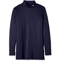 プーマ(PUMA) サッカー コンプレッション ジュニア モックネック 長袖シャツ 656332 ピーコート/プーマホワイト(06) 150cm