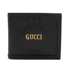 グッチ 二つ折り財布(小銭入れ無) GUCCI オフ ザ グリッド インター  