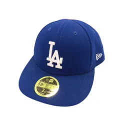 【中古】NEW ERA ニューエラ RN11493/CA40289 LA 57.7cm 7 1/4 ダークロイヤル×ホワイト 59FIFTY キャップ 帽子 A2500064【無料ギフトラッピング承ります】