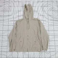 ◇ Θ UNIQLO ユニクロ シンプル系 長袖 コットンパーカ サイズM ベージュ系 レディース メンズ E  【1507280001080】