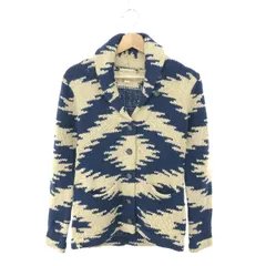 DENIM&SUPPLY RALPH LAUREN  デニムアンドサプライラルフローレン ネイティブ カーディガン サイズ:XS  ネイビー/ベージュ  レディース 　241016001461
