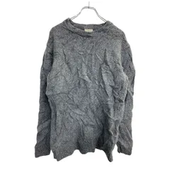 L.L.Bean ニット セーター Mサイズくらい エルエルビーン グレー ウール 古着卸 アメリカ仕入 t2411-3311