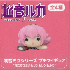 【中古】ストラップ(キャラクター) 巡音ルカ プチフィギュア”寝ころびミク＆リン＆レン＆ルカ” 「VOCALOID」