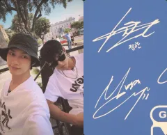 【中古】コレクションカード(男性) SEVENTEEN/JUN(ジュン)・MINGYU(ミンギュ)/裏面印刷サイン入り/「VOD NANA TOUR with SEVENTEEN」予約購入者向け特典Weverse Shop Special Gifts フォトカ