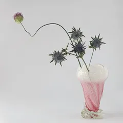 IWATA GLASS TOKYO JAPAN 花瓶❤️未使用❤️豪華　最高峰❤️ IWATA - IWATA GLASS 花瓶💐の通販 by みつおっちゃん's shop