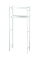 ミズムジャパン 洗濯機ラック ランドリー MISM 伸縮式洗濯機棚 ホワイト CTN-102-W 高さ155ｃｍ