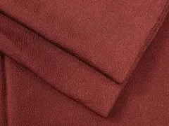 平和屋着物●上質な色無地　蘇芳色　鬼しぼ縮緬　正絹　逸品　CAAW7392yc