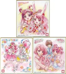 【中古】紙製品 全3種セット プリキュア色紙ART 「映画ヒーリングっど プリキュア ゆめのまちでキュン!っとGoGo!大変身!!」 来場者特典 第2弾