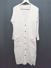 ◇ LOUNIE ルーニィ ニット セーター ロング 長袖 ブルゾン ジャンパー サイズF ベージュ レディース P  【1402160002303】のサムネイル