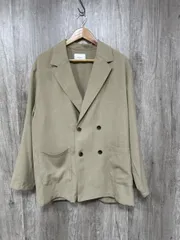 美品 Discoat ディスコート 夏まで着られるジャケット ユニセックス テックリネンビッグシャツ ジャケット sizeF/ライトベージュ ■■ レディース