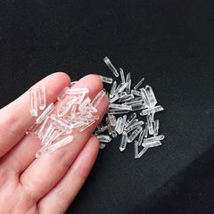 水晶ポイント、銅線