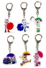 【中古】雑貨 [単品] 雨合羽 アクリルキーホルダー6個セット 「おそ松さん よくばり!ニートアイランド公式イラストブック アニメイト限定版」 同梱特典