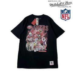 ミッチェルアンドネス NFL アメフト 半袖 Tシャツ 黒 250407