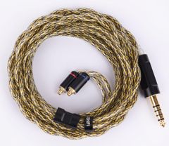 新品 【JSHiFi-Flame】MMCX4.4mmリケーブル 希土銅＋ニッケル合金線材 MMCXイヤホンアップグレードケーブル 4.4mmバランスイヤフォン交換ケーブル (MMCX4.4mm)