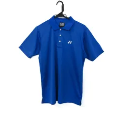 ヨネックス ポロシャツ 半袖 スポーツウエア トップス メンズ Mサイズ ブルー YONEX 【中古】