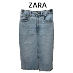ZARA ザラ レディース デニム タイト スカート スリット入り  XS