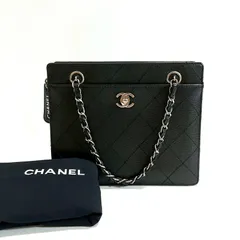 CHANEL シャネル ハンドバッグ キャビアスキン マトラッセ チェーン ココマーク