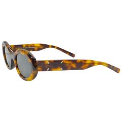 PRADA プラダ サングラス PR B15S オーバル べっ甲色 ケース付き