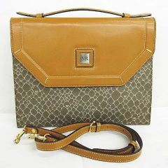 NINA RICCI ニナリッチ ジラフ柄 2WAY ハンドバッグ ショルダーバッグ 現状品 約縦23.5×横30×マチ7cm LF007-0606-2