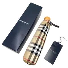 未使用級　Burberry LONDON バーバリーノバチェック　折りたたみ傘 未使用級】 BURBERRY バーバリー ノバチェック 折り畳み傘