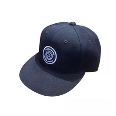 【新品・未使用】re:create SNAPBACK (Two sides of the same earth) NAVY リクリエイト スナップバック ネイビー