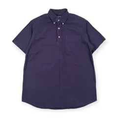 90s Ralph Lauren ラルフローレン ハーフボタン BD ボタンダウン ピケ 半袖シャツ M/くすみパープル系 メンズ ビンテージ