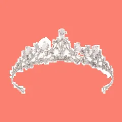 【人気商品】YINKE ティアラ 王冠 ヘアアクセサリー パール ティアラ 誕生日 卒業式 ページェント 写真撮影 ウエディングドレスアクセサリー 女性の髪飾り 結婚式 子供＆大人用