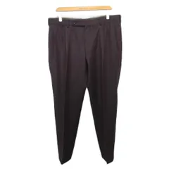 エルメネジルドゼニア Ermenegildo Zegna スラックス パンツ テーパード こげ茶 52 75FK12のサムネイル