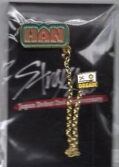 StrayKids 2nd Anniversarryオンラインくじ HAN チェーン付ピンズ