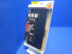 ELECOM　エレコム Galaxy S23 Ultra ( SC-52D SCG20 ) 用 ソフトレザーケース 磁石付 耐衝撃 Galaxy S23 ブラック PM-G232PLFYBK