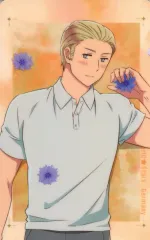 【中古】キャラカード ドイツ イラストカード 「アニメ ヘタリア World★Stars WEBくじ Flower Shower」 5枚購入特典