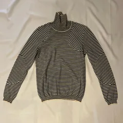 希少 BALENCIAGA バレンシアガ リブ タートルネック ニット