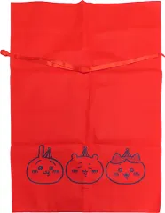 【中古】雑貨 ちいかわ＆ハチワレ＆うさぎ リボン付き不織布巾着 「ちいかわ なんか小さくてかわいいやつ」