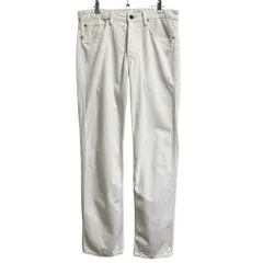 POLO RALPH LAUREN ポロ ラルフローレン ボタンフライ デニムパンツ コットンパンツ 白 ホワイト 32×34 No.H736