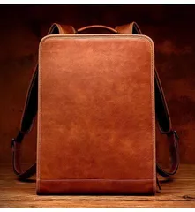 大容量 レザー バックパック メンズ 本革 A4 15.6インチPC 収納可能 ビジネスリュック 通勤通学 出張 おしゃれ 多機能 お洒落