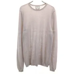 ARMANI アルマーニ イタリア製 長袖 セーター 48 グレー COLLEZIONI ニット メンズ 古着