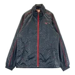 サイズ：L PUMA GOLF プーマゴルフ  中綿ジャケット 総柄 ブラック系 [240101392372] ゴルフウェア メンズ ストスト