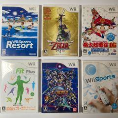 Wiiソフト6本セット ゼルダ 桃鉄 スポーツ等