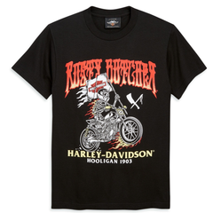 ハーレーダビッドソン 純正 メンズ 半袖 プリント Tシャツ ロゴTシャツ