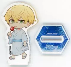 【中古】アクリルスタンド・アクリルパネル 松野千冬 「東京リベンジャーズ×SWEETS PARADISE トレーディングミニキャラアクリルスタンド(夏祭りver.)」