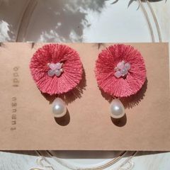 おはなフリンジピアス