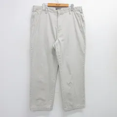 W38/古着 ノーティカ ブランド パンツ メンズ コットン 薄ベージュ カーキ 25jun23 中古 ボトムス ロングのサムネイル