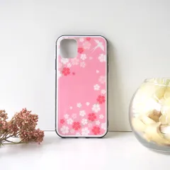 桜とツバメの強化ガラスiPhoneケース②